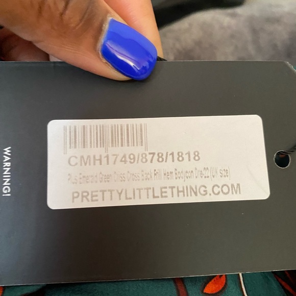 Emerald printed cross cross dress - Picture 7 of 8